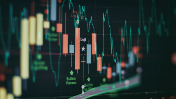 Gráfico de movimientos económicos en un artículo sobre cómo invertir en el índice Nasdaq 100